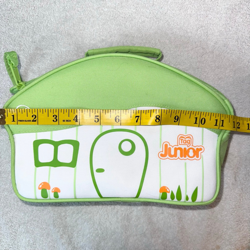 NWOT LeapFrog Tag Junior Storage Case Carrying Green Zip Bag Leap Frog Jr - Picture 8 of 9
